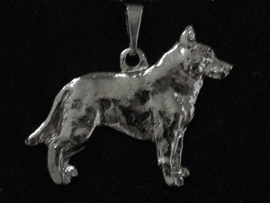 Australian Cattle Dog - Pendant Figure Silver