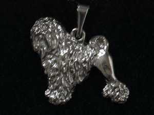 Lion Dog - Pendant Figure Silver