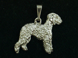 Bedlington Terrier - Pendant Figure Silver