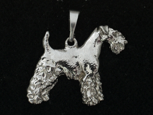 Welsh Terrier - Pendant Figure Silver