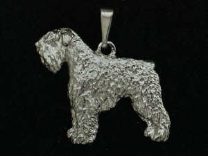 Black Russian Terrier - Pendant Figure Silver