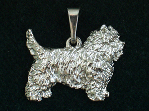 Cairn Terrier - Pendant Figure Silver