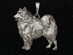 Samoyed - Pendant Figure Silver