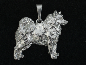 Alaskan Malamute - Pendant Figure Silver