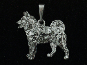 Siberian Husky - Pendant Figure Silver