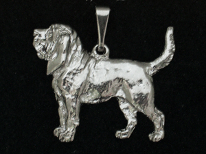Bloodhound - Pendant Figure Silver