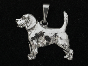 Beagle - Pendant Figure Silver