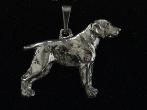 German Shorthaired Pointer - Pendant Figure Silver