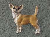 Chihuahua Smooth - Pin Figure
