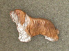 Bearded Collie - Pin Figure