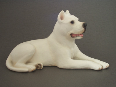 Dogo Argentino - Sandstone Large Statue