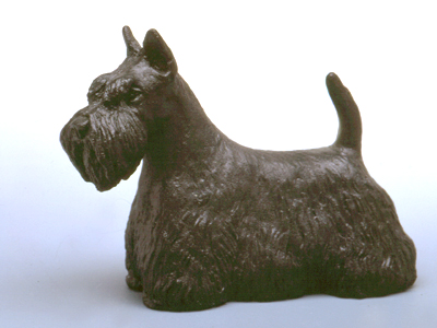 Scotish Terrier - Sandstone Small Statue