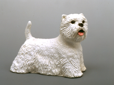 West Highland White Terrier - Sandstone Small Statue