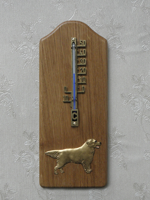 Golden Retriever - Thermometer Rustical