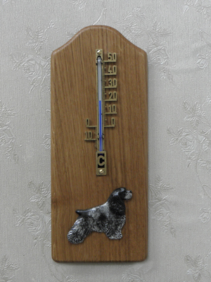American Cocker Spaniel - Thermometer Rustical