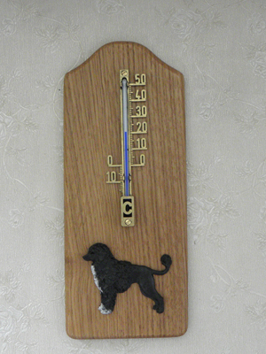 Portuguese Water Dog - Thermometer Rustical