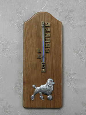 Poodle Classic - Thermometer Rustical