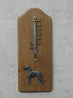 Scotish Deerhound - Thermometer Rustical