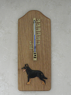Australian Kelpie - Thermometer Rustical