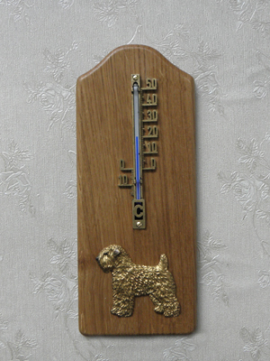 Soft Coated Wheaten Terrier - Thermometer Rustical