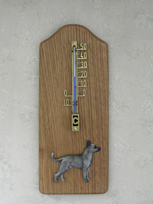 Inca Hairless Dog - Thermometer Rustical