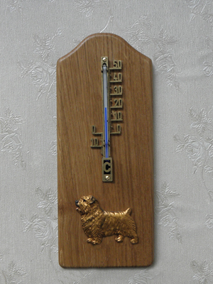 Norfolk Terrier - Thermometer Rustical