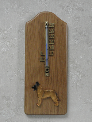 Belgian Malinois - Thermometer Rustical