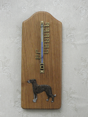 Spanish Galgo - Thermometer Rustical