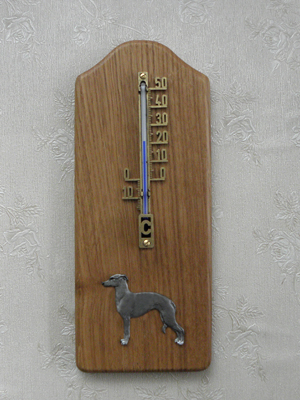 Italian Greyhound - Thermometer Rustical