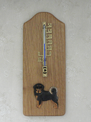 Tibetan Mastiff - Thermometer Rustical