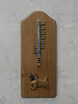 Cairn Terrier - Thermometer Rustical
