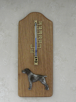 German Shorthaired Pointer - Thermometer Rustical