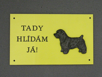 Glen of Imaal Terrier - Warning Outdoor Board Figure