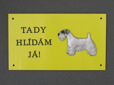 Sealyham Terrier - Warning Outdoor Board Figure