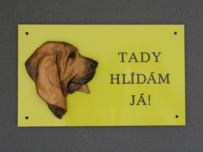 Bloodhound - Warning Outdoor Board Head