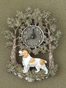 Welsh Springer Spaniel - Wall Clock metal