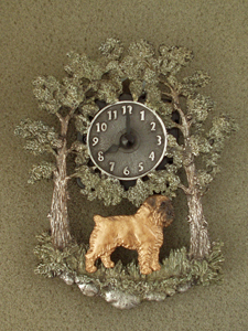 Griffon Bruxellois - Wall Clock metal
