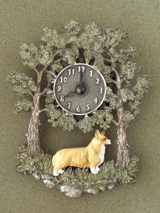 Welsh Corgi Pembroke - Wall Clock metal