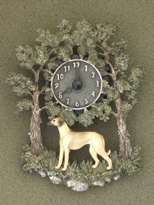 Sloughi - Wall Clock metal