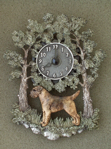 Border Terrier - Wall Clock metal
