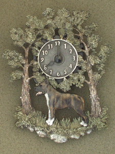 American Staffordshire Terrier - Wall Clock metal