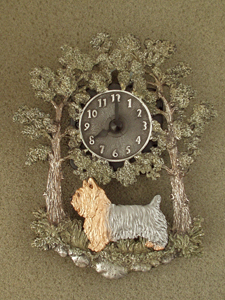 Silky Terrier - Wall Clock metal