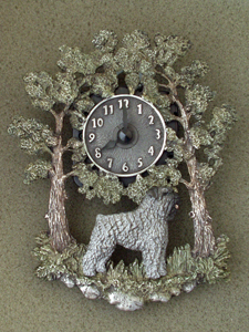 Bouvier des Flandres - Wall Clock metal