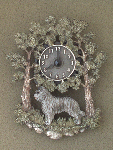 Pyrenean Shepherd Dog - Wall Clock metal