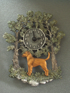 German Pinscher - Wall Clock metal