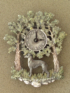 Italian Greyhound - Wall Clock metal