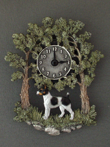 Tenterfield Terrier - Wall Clock metal