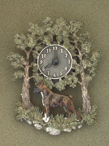 Boxer - Wall Clock metal