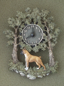 Boxer - Wall Clock metal