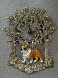 English Bulldog - Wall Clock metal